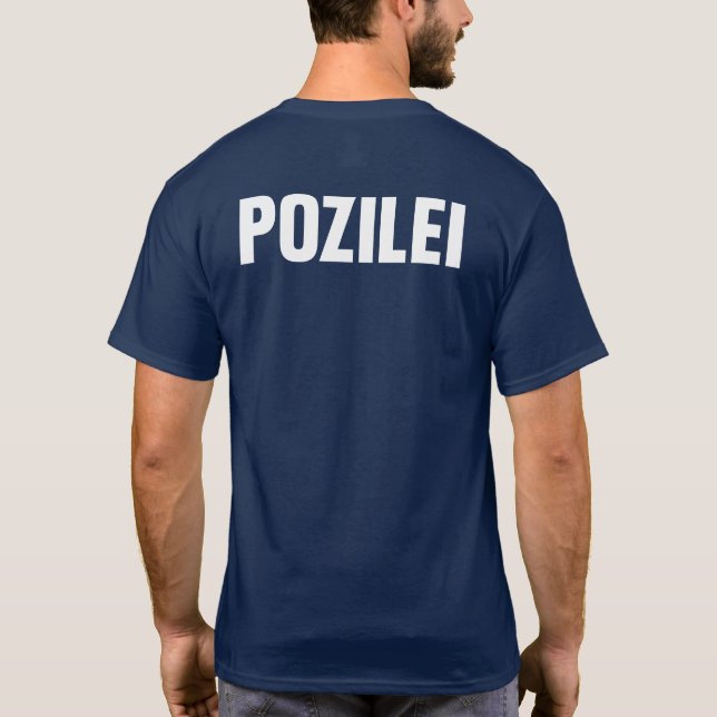Pozilei - Meme Parody T Shirt (Baksida)