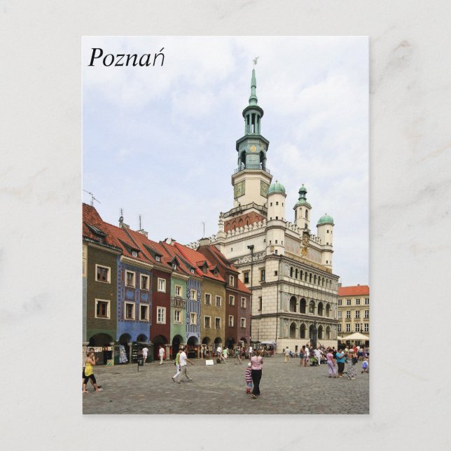 Poznań, Polen Vykort (Framsida)