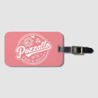 Pozzallo Cuore di Sicilia Luggage Tag Bagagebricka