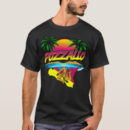 Pozzallo Sicilia Sunset with Handflatan T-Shirt