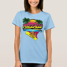 Pozzallo Sicilia Sunset with Handflatan T-Shirt