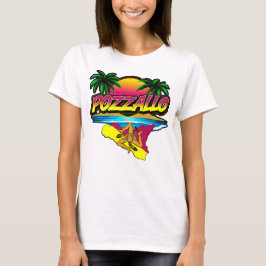 Pozzallo Sicilia Sunset with Handflatan T-Shirt