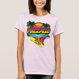 Pozzallo Sicilia Sunset with Handflatan T-Shirt
