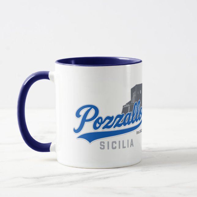 Pozzallo Sicilia Torre Cabrera Mug  Mugg (Vänster)