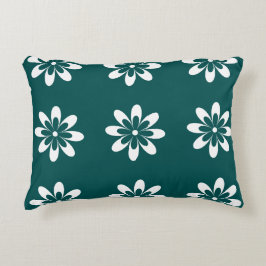 PP 338: Retro 70s Färg Flowers: 3 av 3 Prydnadskudde