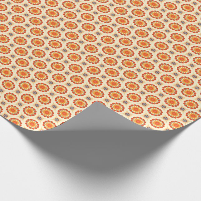 PP 575 Blommor 2 av 3 Presentpapper (Hörn)