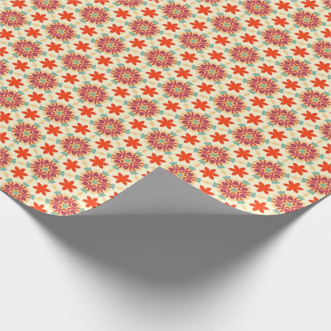 PP 577 Blommor 3 av 3 Presentpapper (Hörn)
