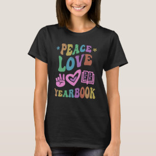 PPEACE KÄRLEK YEARBOOK Lärarskola Publicati T Shirt