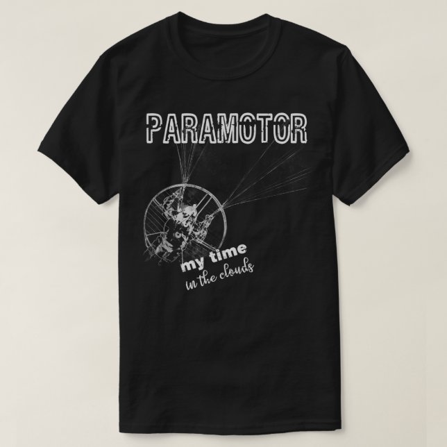 PPG Paramotoring and Paraglider Paraglid T Shirt (Design framsida)