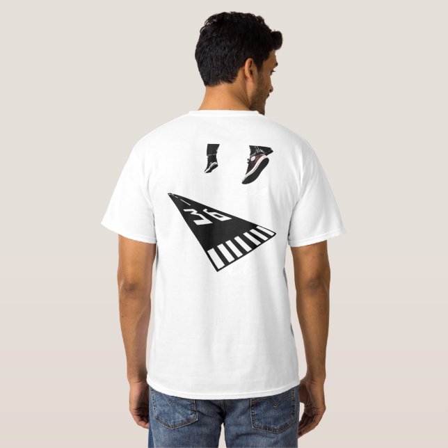 PPG Pilot Ålder 60+ Flygande flygbesättning T Shirt (Hel baksida)