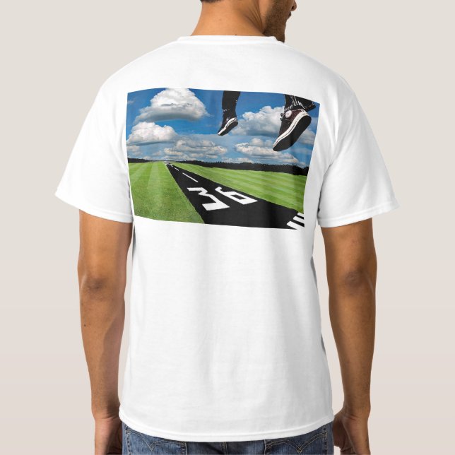 PPG Pilot ålder 60+ Flygande flygbesättning T Shirt (Baksida)