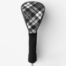 Pput Check Tartan Black White Farmhouse Modern