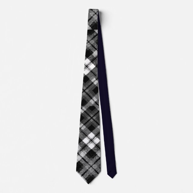 Pput Check Tartan Black White Farmhouse Modern Slips (Framsida)