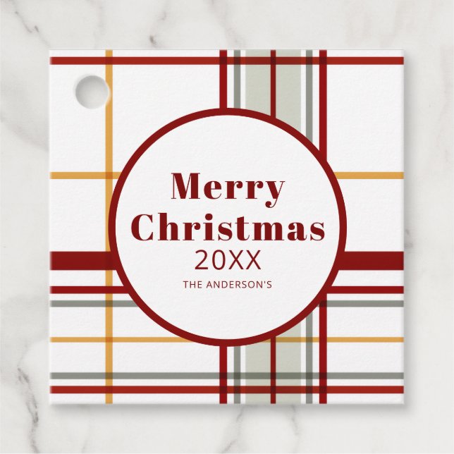 Pput God jul Helgdag Gåvor Etiketter (Framsida)