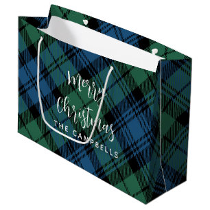 Pput Grönt Check Rustic jul Campbell Tartan