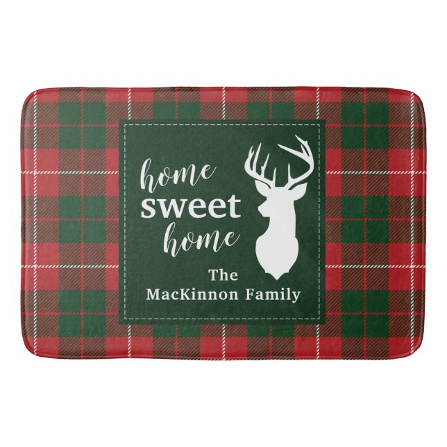 Pput Home Sweet Family jul MacKinnon Tartan Badrumsmatta (Framsidan)
