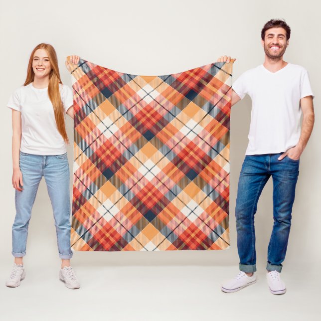 Pput Mönster Fleecefilt (På plats)