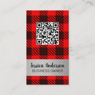 Pput Mönster QR-sökning Visitkort