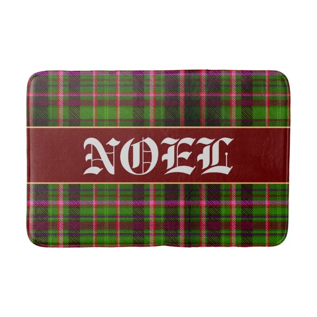 Pput Red and Grönt Tarten-jul Badrumsmatta (Framsidan)