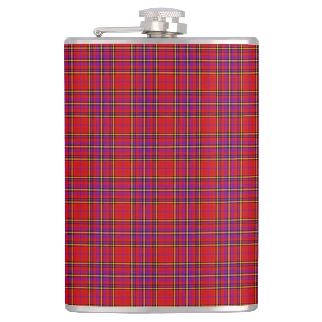 Pput Red Tartan Swahili Checkered Mönster Fickplunta (Framsidan)