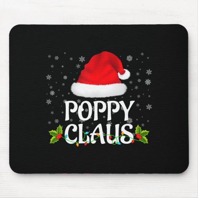 Ppy Claus Christmas Lights Santa Pajama Family Mat Musmatta (Framsidan)