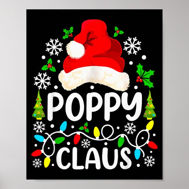 Ppy Claus Funny Christmas Family Matching  Poster (Framsidan)