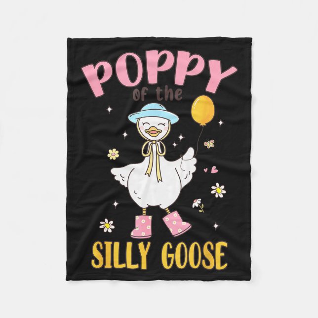 Ppy Of The Silly Goose First Birthday Family Match Fleecefilt (Framsidan)