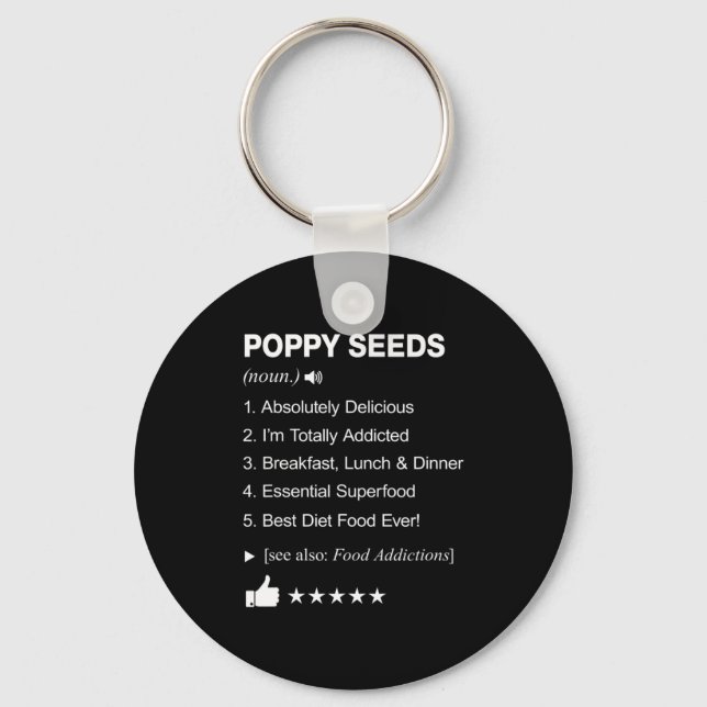 Ppy Seeds Definition Meaning Funny  Nyckelring (Framsida)