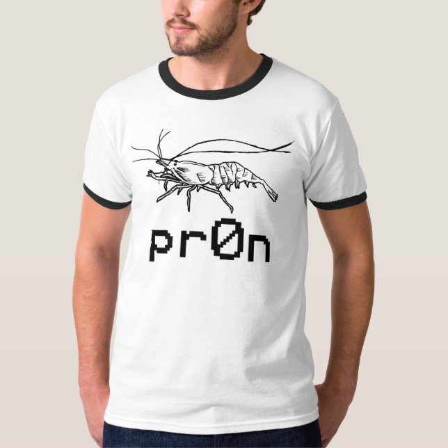 pr0n tee shirt (Framsida)