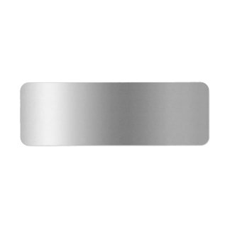 Pr103 SILVER GLEAM SHINY BAKGRUNDS-MALLAR GRÄVER Returadress Etikett