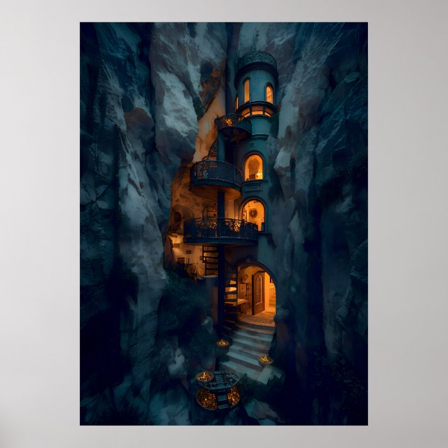 PR-C04. Grotto Spire Residence Poster (Framsidan)