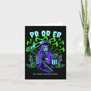 Pr eller Er Gym Weightlift Bodybuilding Spooky Hal Kort