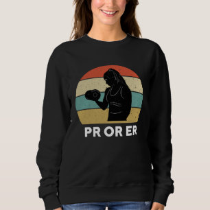 PR eller Er Styrkelyft Bodybuilding Fitness Gym Mi T Shirt