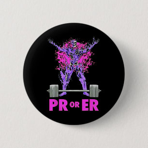 Pr eller Er Weightlyftande Bodybuilding Fitness Gy Knapp