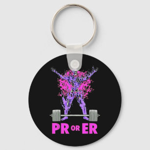 Pr eller Er Weightlyftande Bodybuilding Fitness Gy Nyckelring