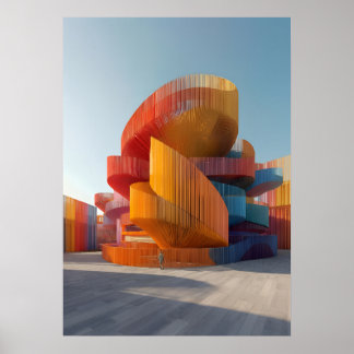 PR-O04. Ribbon Mirage Pavilion Poster