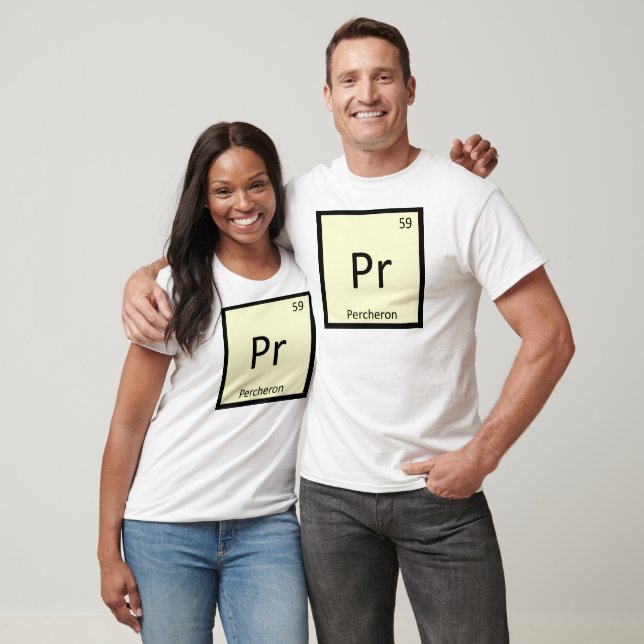 Pr - Percheron Funny Chemistry Inslag Symbol Tee Shirt (Unisex)