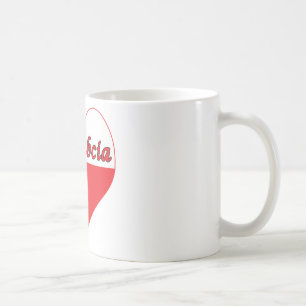 Prababcia Poland Heart Kaffemugg