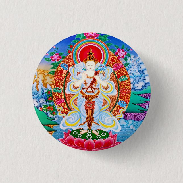 Prabhutaratna Buddha kalla orientaliska Knapp (Framsida)