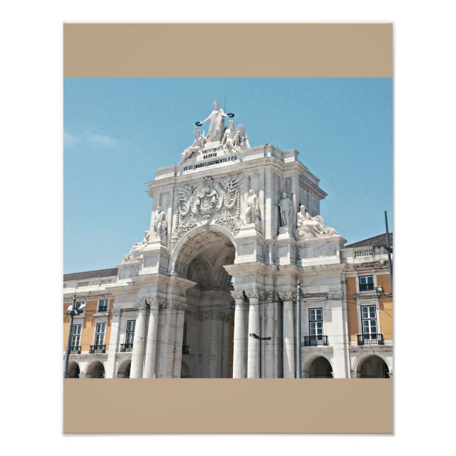 Praça do Comércio Arch Fototryck (Framsidan)