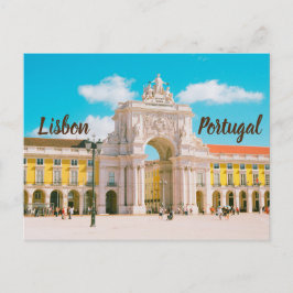 Praça do Comércio Lissabon Portugal Vykort