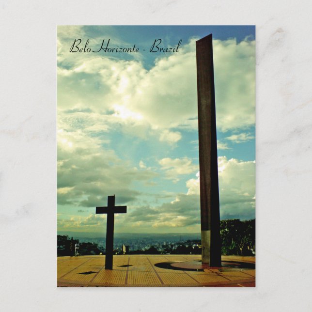 Praça do pappa, Belo Horizonte, Brasilien Vykort (Framsida)