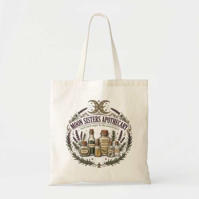 Practical Magic Moon Sisters Damtotebag Tygkasse (Framsidan)
