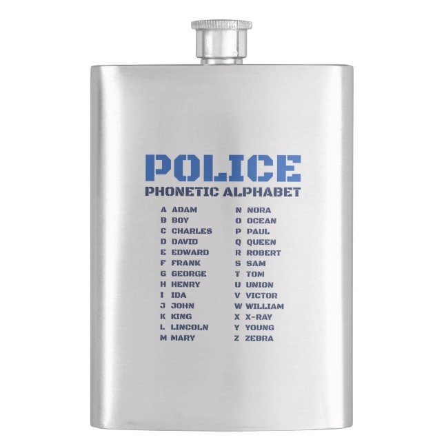 Practical Police Phonetic A to Z Alphabet Fickplunta (Framsidan)