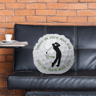 Practice and Play Golf Rund Kudde