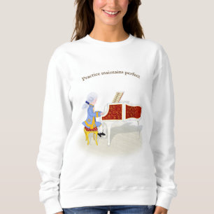 Practice bibehåller Perfekten Mozart som spelar P T Shirt