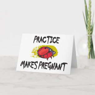 Practice gör att gravida Moderskap Meddelande