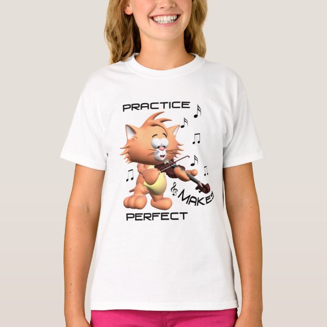 PRACTICE MAKES PERFECT TEE SHIRT (Framsida)
