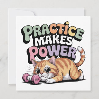 Practice Makes Power Inbjudningar