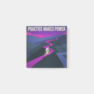 Practice Makes Power Post-it Block